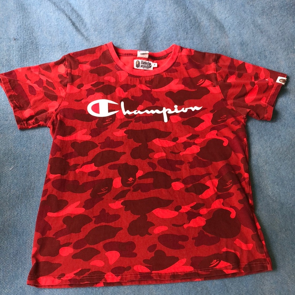 Bape x Champion shirt. Rare